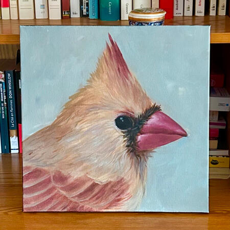 • "Cardinal" Acrylic on canvas 2025 •